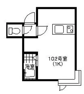 FELICE北31条【102号室】の間取り