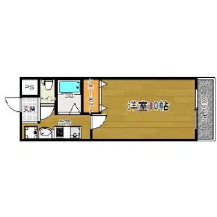 Hiro Momoyama【205号室】の間取り