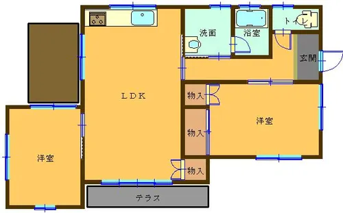 福岡県北九州市門司区高砂町【一戸建】の間取り