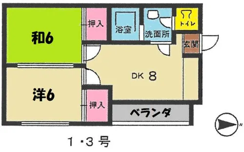 デア・ゼー 12【3階】の間取り