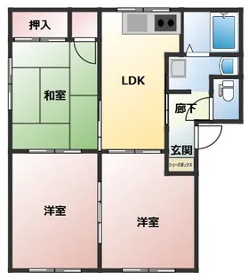 バリュージュヴィオラ【2階】の間取り