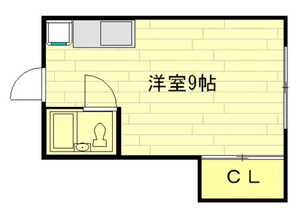 大阪府大阪市北区豊崎1丁目【タウンハウス】の間取り