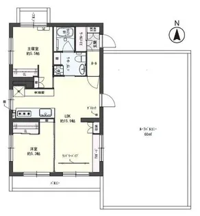 ライオンズマンション東山第1【503号室】の間取り