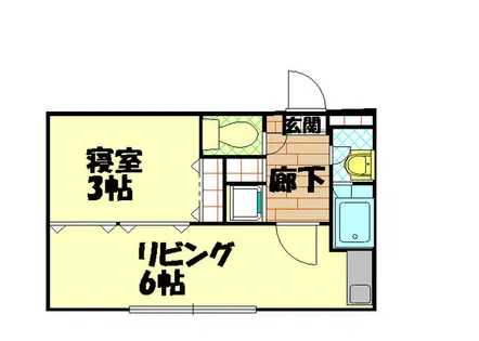 日光ビル【4階】の間取り