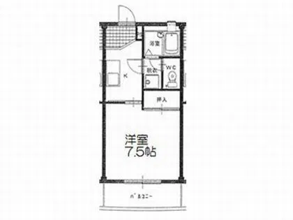 メゾンエーデルワイス【1階】の間取り