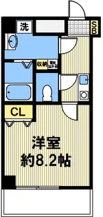 LIBERTE KOBE【601号室】の間取り