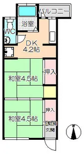 テイシン文化【2階】の間取り