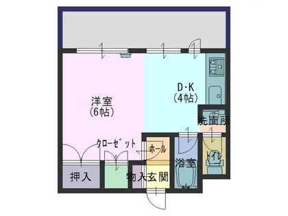 NDビルハイツ【4階】の間取り