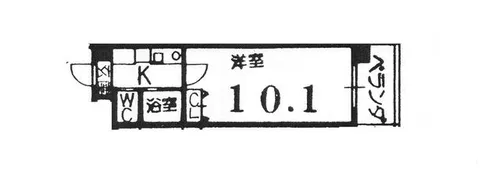 カーサ椥辻【6階】の間取り