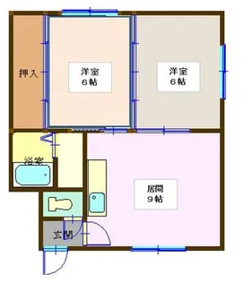 北野マンションC【103号室】の間取り