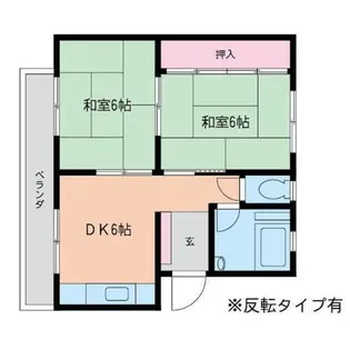 コーポラス佐々木【201号室】の間取り