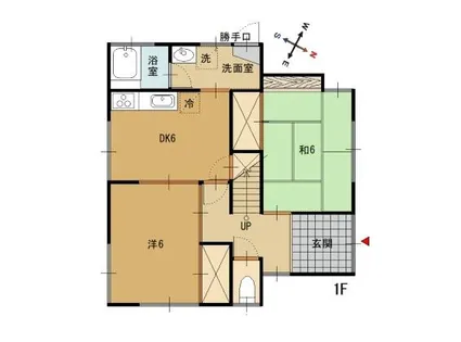 京都府舞鶴市字福来【一戸建】の間取り