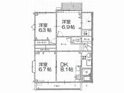 ネクステージルミエール【2階】の間取り