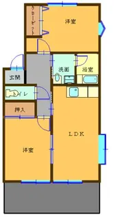 愛知県名古屋市西区花原町【アパート】の間取り
