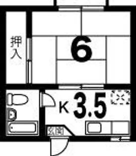 コーポ京【2階】の間取り