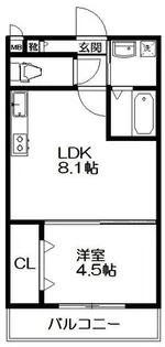 サクシード伏見西町【-1階】の間取り