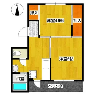 ヴィラナリー由良【5階】の間取り