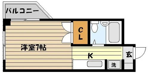 兵庫県神戸市東灘区御影石町2丁目【マンション】の間取り
