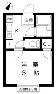 ハイツ北乃庄【1階】の間取り