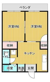 シティハイツ・K【2階】の間取り