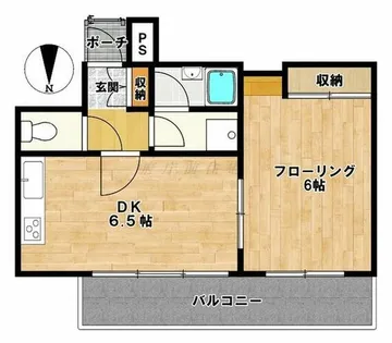フォルム堀川今出川【5階】の間取り