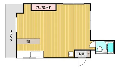 フェリーチェ小倉【501号室】の間取り