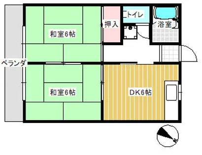 コーポ佐野【2階】の間取り