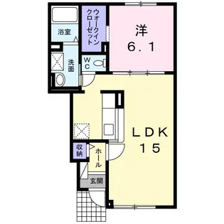 アトイ レラ【102号室】の間取り