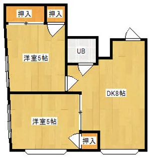ハートフルWKGビル【301号室】の間取り