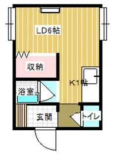 メゾンLatte【205号室】の間取り