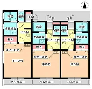 コーポ小坂【2階】の間取り