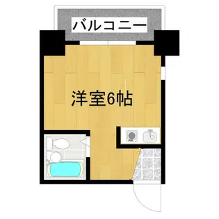 アーバンウェーブ新道【4階】の間取り