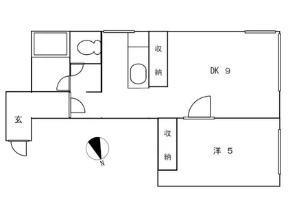 マインハイム【1階】の間取り