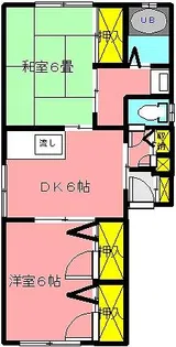 ウインズ小倉【1階】の間取り