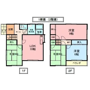 兵庫県神崎郡市川町小室【一戸建】の間取り