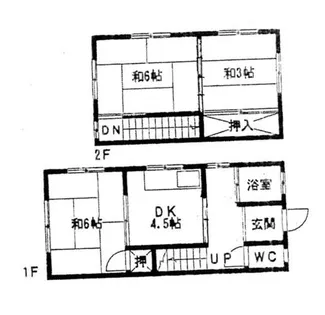 福岡県遠賀郡遠賀町広渡1丁目【アパート】の間取り