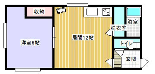 アーバンハイツ【11号室】の間取り
