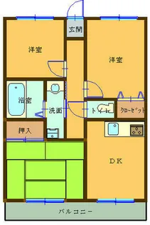 蒲田ハイツ【201号室】の間取り