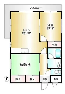 兵庫県神戸市中央区山本通4丁目【マンション】の間取り