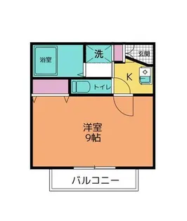 レジデンスK・Y【1階】の間取り