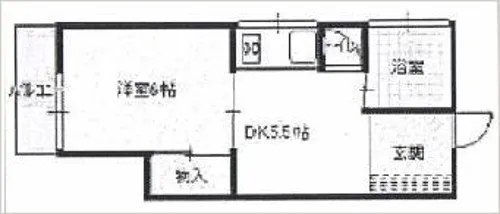 丸和コーポ【301号室】の間取り