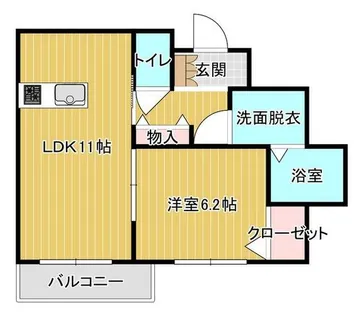 セ・モア【1階】の間取り