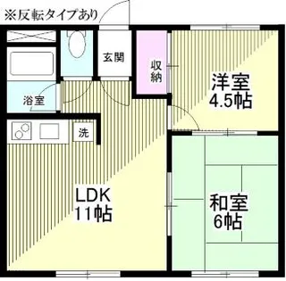 エスポワール豊川【2階】の間取り
