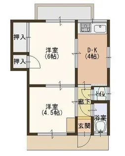 コウノカルチャー【1階】の間取り