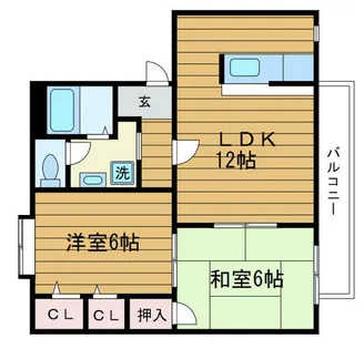 カラスキ館【1階】の間取り