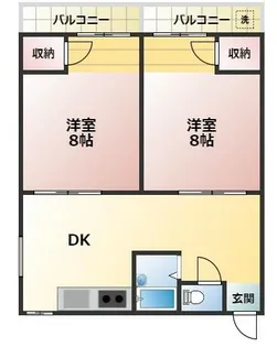 押部谷第二ビル【111号室】の間取り