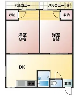 押部谷第二ビル【111号室】の間取り