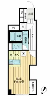 ライオンズマンション大名【5階】の間取り