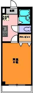 グランデージ栄大シバタA棟【2階】の間取り