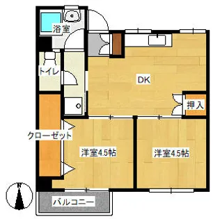 戸川ビル【305号室】の間取り